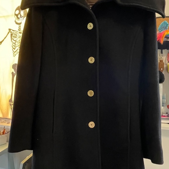 Coach black wool coat - Picture 5 of 6